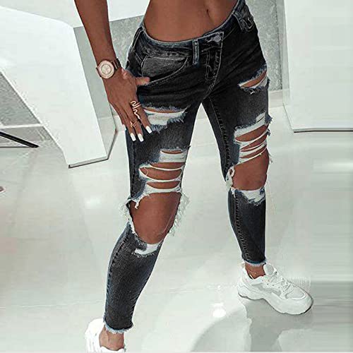 Baggy Jeans for Woman Washed Sexy Pants Ladies Plus Ripped Women's Size Women's Jeans high Waisted Jeans with Pockets4