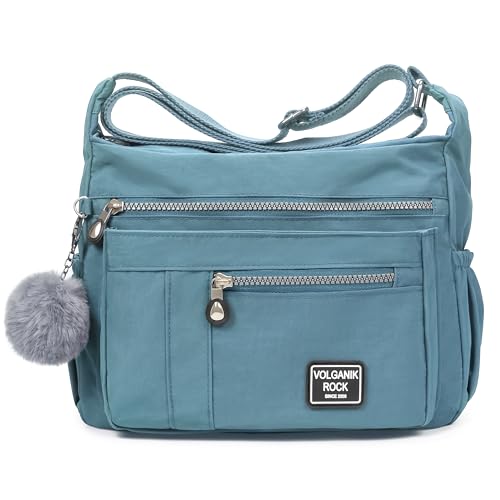 VOLGANIK ROCK Crossbody Bags for Women with RFID Pocket Anti Theft Handbag Water Resistant Shoulder Bags Travel Purse