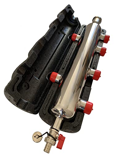 AQUA HEATING Hydraulische Weiche Gedämmt mit Schlammabschneider...
