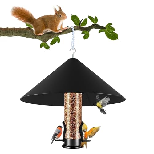 19 Inch Metal Squirrel Baffle for Bird Feeder