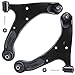 Detroit Axle - Pair (2) Front Lower Control Arms w/Ball Joint for 2006 2007 2008 2009 2010 2011 2012 2013 Suzuki Grand Vitara