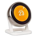 P3D-LAB Stand for Google Nest Thermostat 3rd-gen with Mounting Screws White - 3 Years Warranty - Made in UK