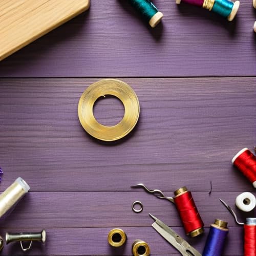 Alambre plano de aluminio de 3x1 mm, juego de 3 piezas de 5 metros para artesanía 6