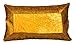 Funda de cojín de estilo hindú de 30 x 50 cm. Funda oriental de la India, dorado amarillo, 30 x 50 cm