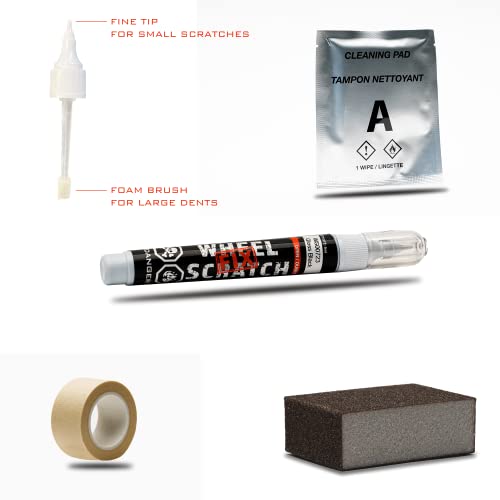Wheel Scratch Fix Quick And Easy Wheel Touch Up Kit Wheel Paint Rim Paint Pen Wheel Repair Kit (Anthracite) #TOP1