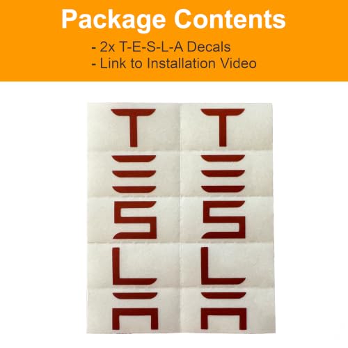 Custom Cut Graphics Liftgate Applique Wrap Compatible with Tesla Model Y by Custom Cut Graphics - Used condition - Image 5