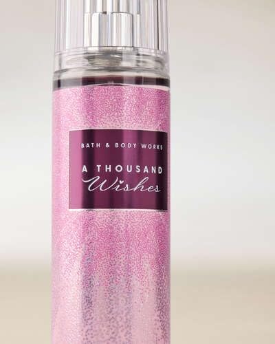 Image of Bath & Body Works A Thousand Wishes Fine Fragrance Mist | For Women | Long Lasting | Light & Refreshing | Layerable Body Spray for Women | Dermatologist tested | Infused with Essential Oils | 236 ml / 8 fl oz