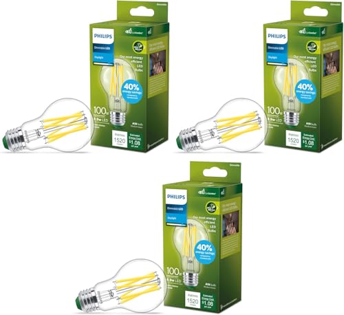 PHILIPS LED A19 Ultra Efficient Daylight Bulbs, 3-Pack - image 1