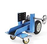 Heavy Duty Panel Trolley with Adjustable Clamp, 1100LBS Capacity, Solid Rubber Tires, Portable Drywall Cart for Industrial and Construction Use