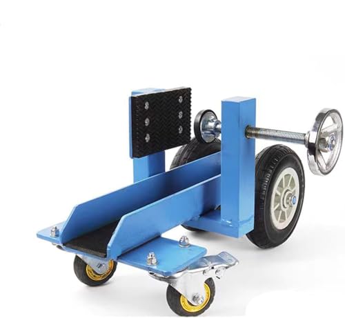 Heavy Duty Panel Trolley with Adjustable Clamp, 1100LBS Capacity, Solid Rubber Tires, Portable Drywall Cart for Industrial and Construction Use