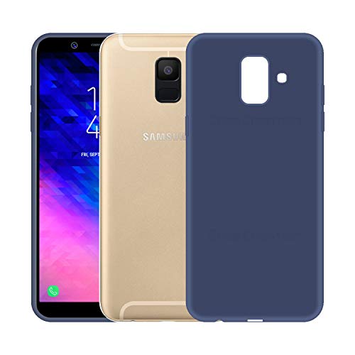 Image of Case Creation Luxurious OG Series for Samsung Galaxy On6 Case Cover,Anti-Dirty Slim Case Frosted Matte Cute Candy TPU Raised Bezel (Splash of Color) Back Cover for Samsung On6 -Navy Blue