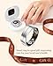 Smart Rings for Women Men - Fitness Health Tracker with Sleep Monitoring Heart Rate and Activity Tracking,Blood Oxygen Monitor IP68 Waterproof No Subscription Fee iOS Android Compatible(Silver10)