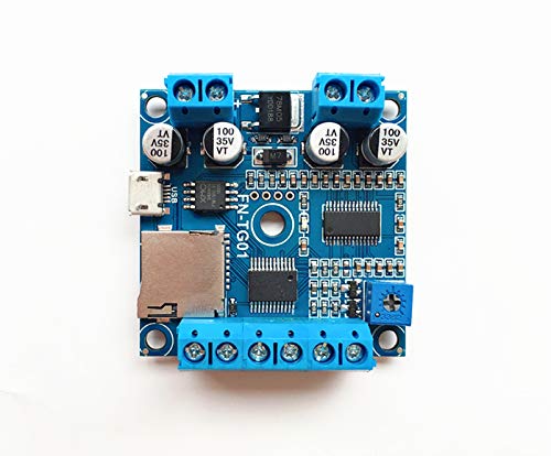 Flyron Technology Ltd. Motion Sensor Or Button Switch Activated Mp3 Player Sound Module With Load Output (With Terminal Blocks) #TOP1