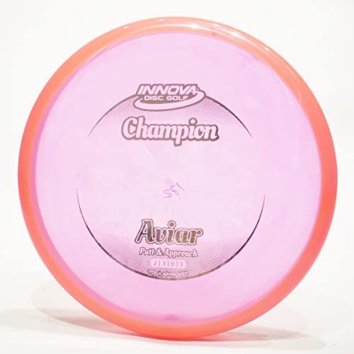 Innova Aviar (Champion) Putter & Approach Golf Disc, Pick Weight/Color [Stamp & Exact Color May Vary] Pink 160-166 Grams