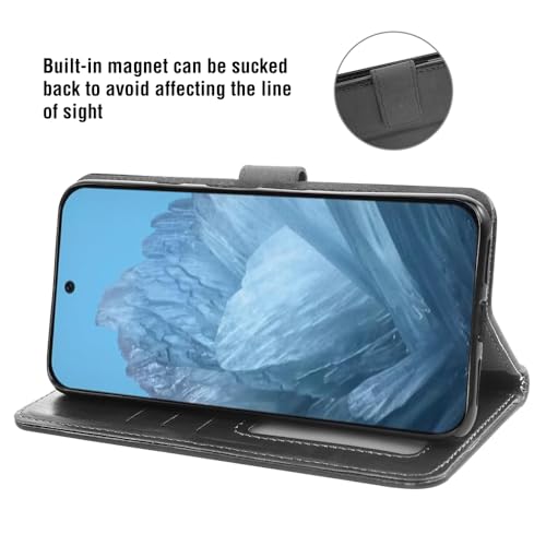 Housse cuir Google Pixel 9 avec support vidéo pour sorties et trajets urbains