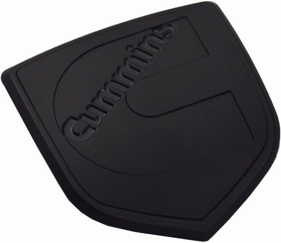 Image of 1Pcs Compatible with Head Front Cummin Emblem 3D Badge Nameplate Replacement for 3rd gen 03-09 Cummin (Black)