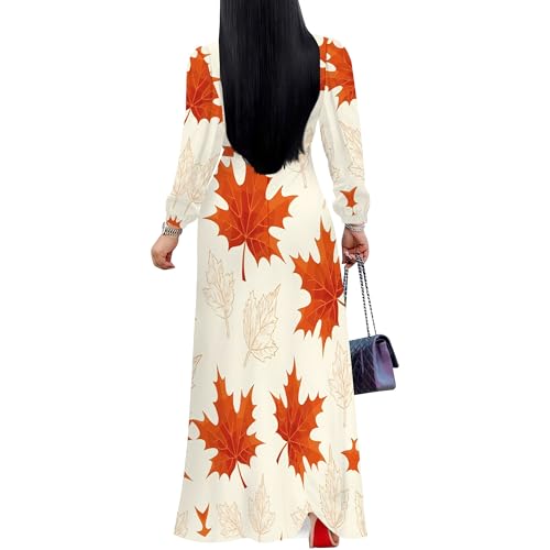 Image of PinkPatty Women's Long Sleeve Maxi Dress Plus Size Casual V Neck Wrap Dress with Pockets&Belt