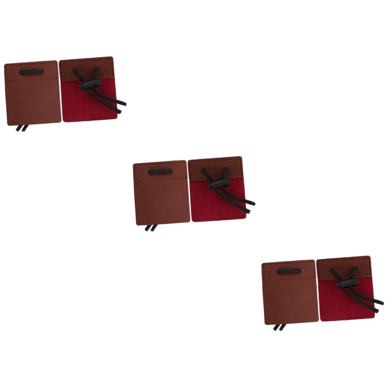 COOLHIYA 3sets Finger Protector for Split Pu Leather Guard Comfortable Durable for All Levels 2pcs*3