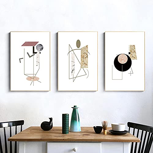 Affiches pour chambre esthétique affiche murale salon et peinture jet d'encre abstrait 50x70