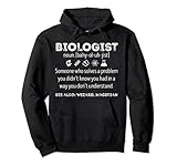 Lustige Biologen Definition Biologie Wissenschaft Geschenk Pullover Hoodie