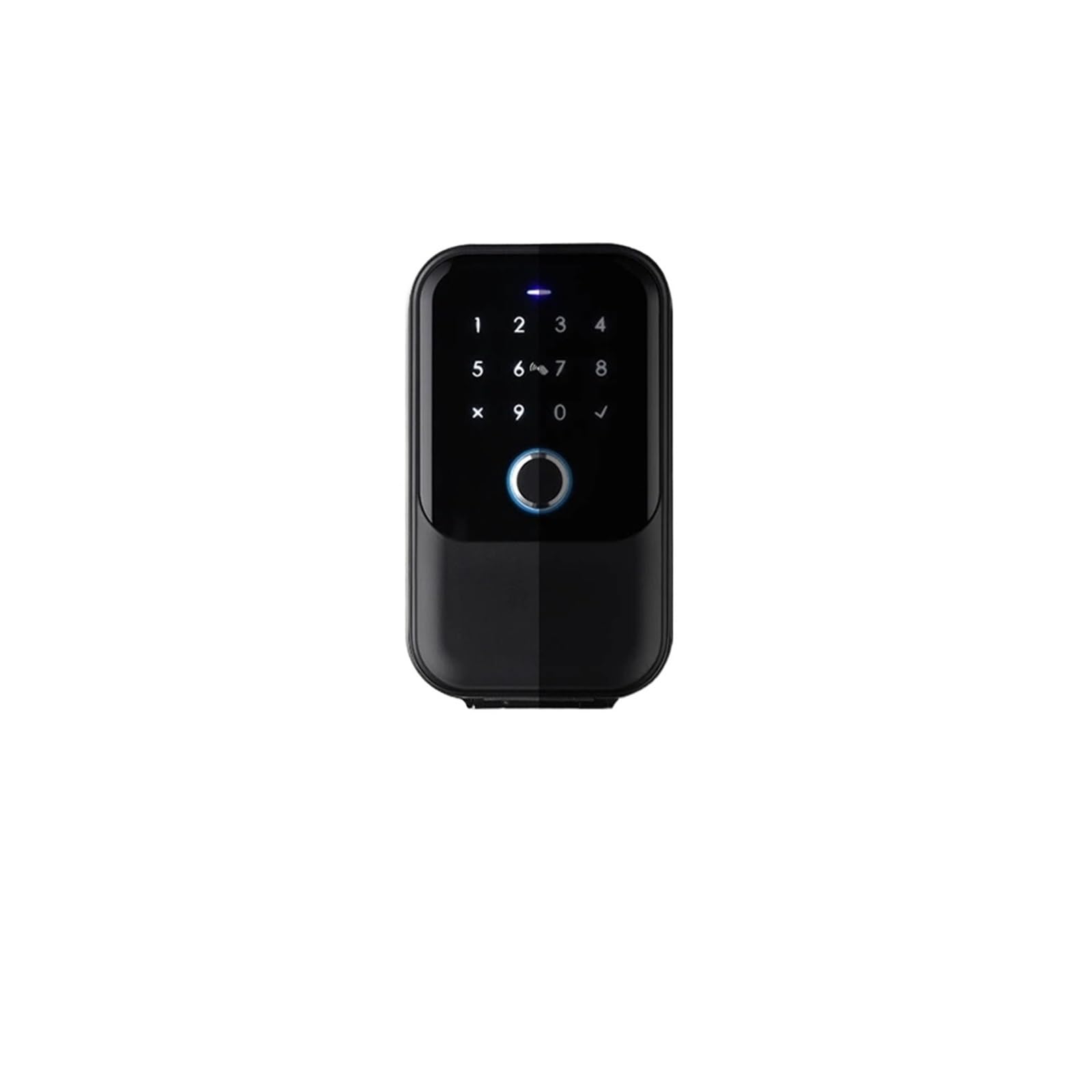 Inteligentny zamek do drzwi, IP66 Wodoodporna inteligentna blokada Karta z hasłem linii papilarnych Odblokuj przenośną blokadę bezpieczeństwa w domu(White ttlock)