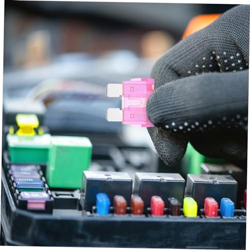 Cabilock 25pcs fusibles automotrices tipo hoja para autos, camiones y botes con identificación fácil miniatura 7