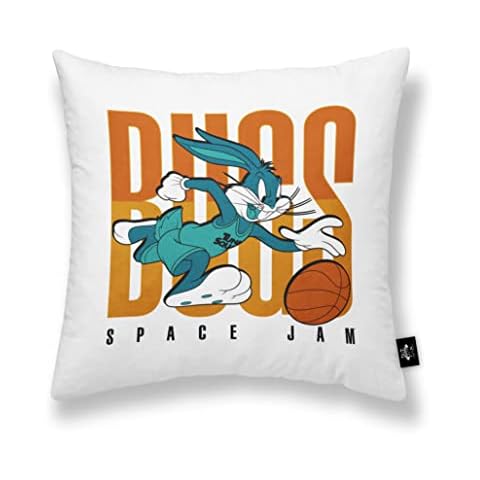 BL BELUM Funda de cojín Looney Tunes Space Jam Cover