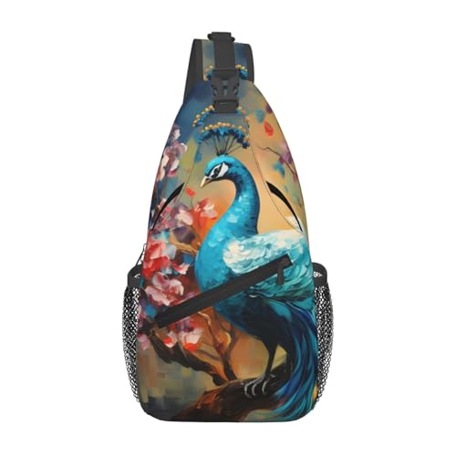Bolso bandolera unisex liviano para viajes y actividades al aire libre