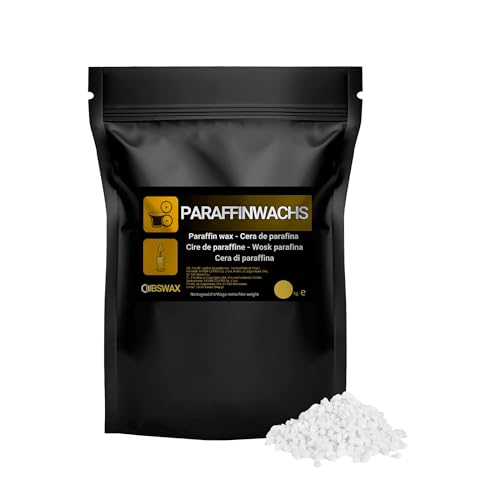 Wosk parafinowy do świec – proszek/granulat do odlewania i produkcji świec DIY, 100% parafina, bez zapachu (0.5kg, Granulat)