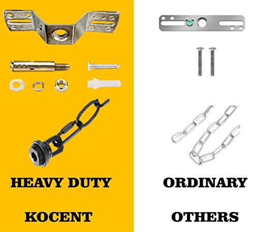 Rojoser Heavy Duty Canopy Kit And 3.2 Feet Pendant Light Fixture Chain For Chandelier Or Swag Light Fixtures,Vintage Gold Copper #TOP3