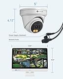 4COVR PoE CCTV Camera Systems with Monitor, 8 Channel 4K H.265 NVR with 2TB HDD, 6X Dome 5MP Security IP Camera IP67 Outdoor, 2 Way Audio & Color Night Vision, Person Vehicle Detection, ELY97KA5MU806 - Image 9