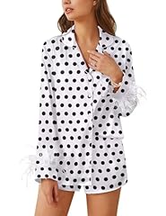 White Black Polka Dot