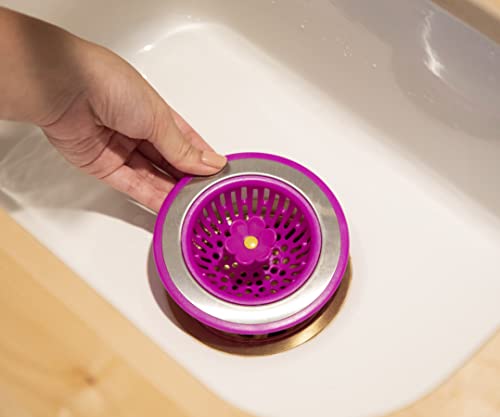 Colador para fregadero Joie Bloom en acero inoxidable miniatura 4