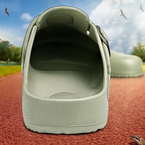 Image of KEMISANT Women Clogs,Comfortable Mules Sandals Slippers Nurse Garden Shoes Unisex for Men Cushioned Support