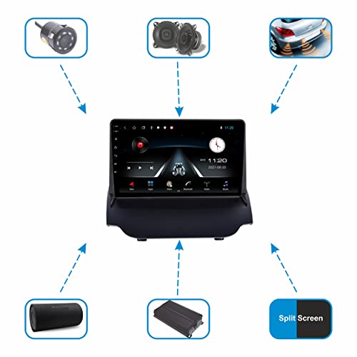 Image of 9 Inches Advanced Car Radio Receiver Android 10 System for Ford Old Ecosport with 2GB /16GB RAM & ROM, Gorilla Glasses /Full HD Display /WiFi /GPS /SWC and HD Parking Camera (Old Ecosport) /CP