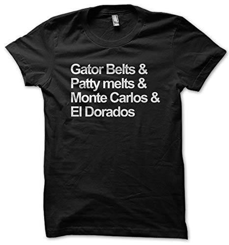 Yohjis Tees Gator Belts & Patty Melts & Monte Carlo's & EL Dorados Herren Schwarz S-XXXL (XL)