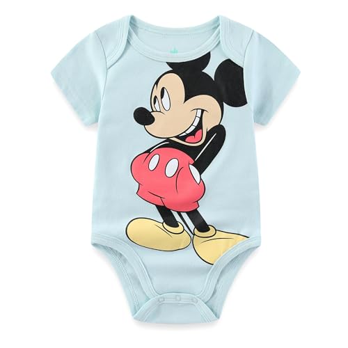 Lot de 3 bodys Mickey Mouse bébé garçon à boutons-pression