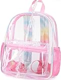CAMTOP Clear Backpack for Stadium Events Approved Women Girls, Small Clear Bag for Concert, Work,Sporting Festival