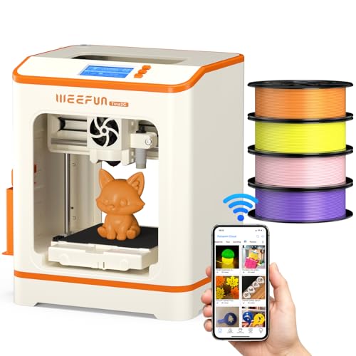 Weefun TINA2C 3D Printer Friendly for Beginners & Kids with Filament Kit