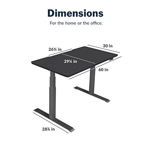 Electric Standing Desk with Drawers