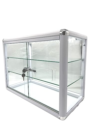 Only Hangers Counter Top Glass Display Showcase with Option for