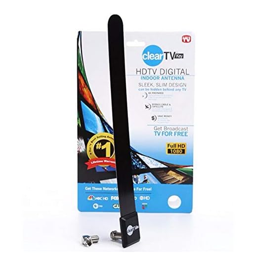 Clear TV Key Digital Indoor Antenna As Seen on TV HD TV Free TV Digital Receive Satellite TV Indoor Antenna Ditch Cable As Seen on TV