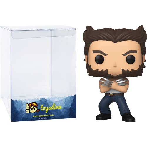 L O G A N : Fun Ko P O P ! Vinyl Figurine Bundle With 1 Compatible 'Toysdiva' Graphic Protector (647 - 49283 - B)