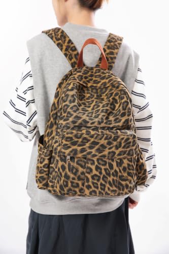 Image of Floral Canvas Backpack Women Backpack Purse Fashion Waterproof Rucksack Shoulder Bags Casual Travel Daypack