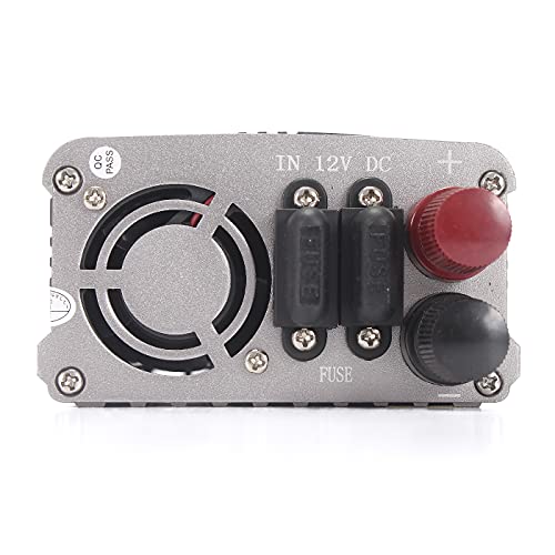 Inversor Tensão Transformador 1000w 12v Para 110v Veicular Conversor de Potência Tomada Padrão