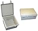 BUD Industries NBF-32406 Plastic Outdoor NEMA Economy Box with Clear Door, 7-55/64 Length x 3-59/64 Width x 2-3/4 Height, Light Gray Finish by BUD Industries