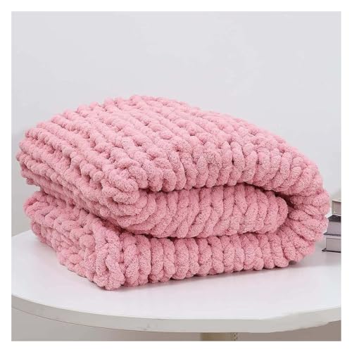 Couverture tricot pour le lit et decoration interieure cocooning - 5