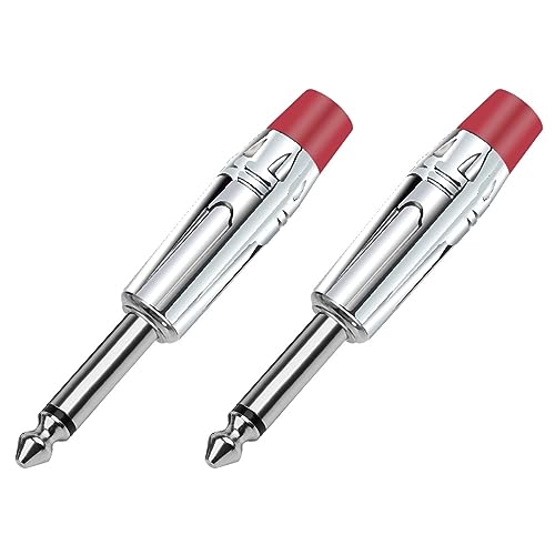 Fiche 6.35mm mâle mono pour réparer vos câbles de micro et guitare défectueux