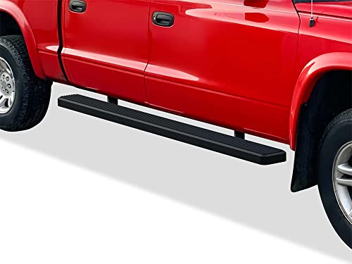 Estribos APS premium 6in acero inoxidable negro miniatura 4