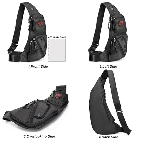 Image of NICGID Sling Bag Chest Shoulder Backpack Crossbody Daypack for Men Women